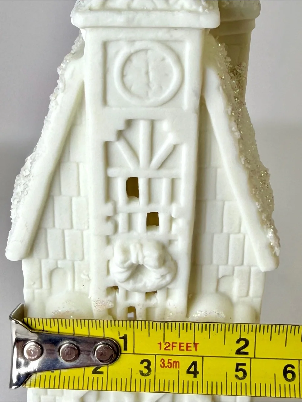 Vintage Holiday Time Porcelain Lighted Christmas Station House Village Decor